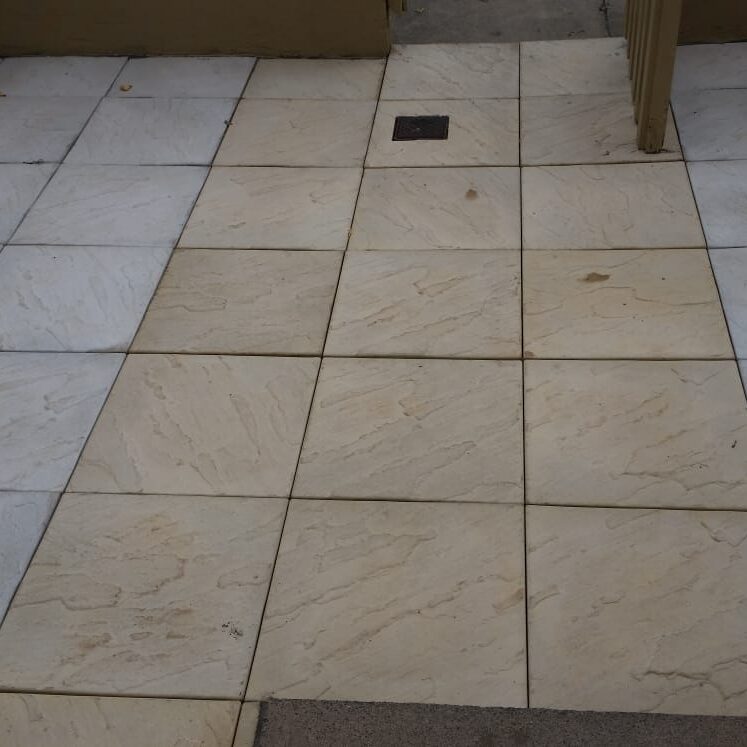 Garden tiling